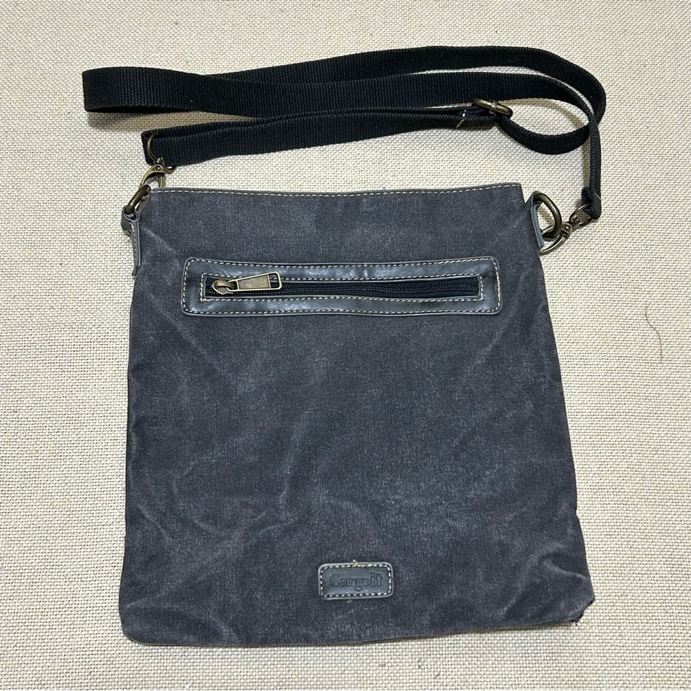 Cargoit Waxed Canvas Crossbody Bag